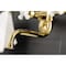 Kingston Brass KS616PB Two-Handle Wall Mount Bathroom Faucet, Polished Brass KS616PB - alternate 4